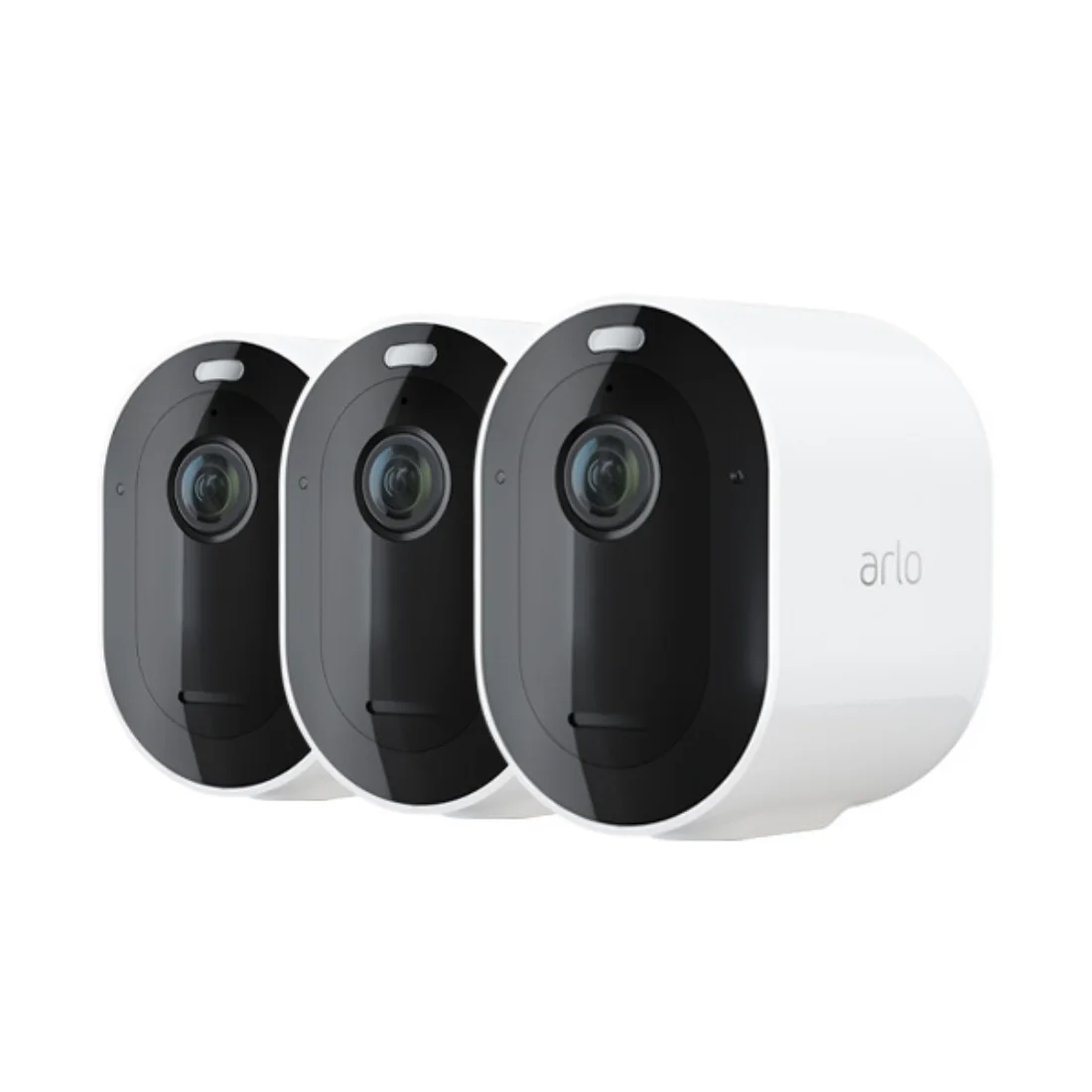 Arlo VMC4260P+VMC4060P Arlo Pro 5 2K Spotlight Wire-Free Camera, 3 Pack