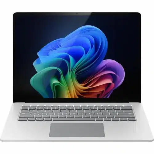 Microsoft Surface SfcLpt7 15in Eli/16/256CM WIN11 Microsoft Surface Laptop 7 38.1 cm (15") Touchscreen Copilot+ PC Notebook - 120 Hz - Qualcomm - 16 GB - 256 GB SSD - English Keyboard - Platinum - Qualcomm Chip - 2496 x 1664 - Windows 11 Pro - Qualcomm Adreno - PixelSense Flow - Front Camera/Webcam - 22 Hours Battery Run Time - IEEE 802.11 a/b/g/n/ac/ax/be Wireless LAN Standard