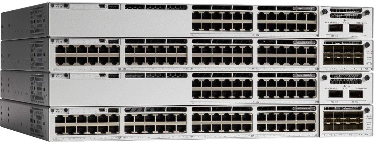Cisco Catalyst 9300 24-port data only Network Cisco Catalyst 9300 C9300-24T 24 Ports Manageable Ethernet Switch - 2 Layer Supported - Twisted Pair