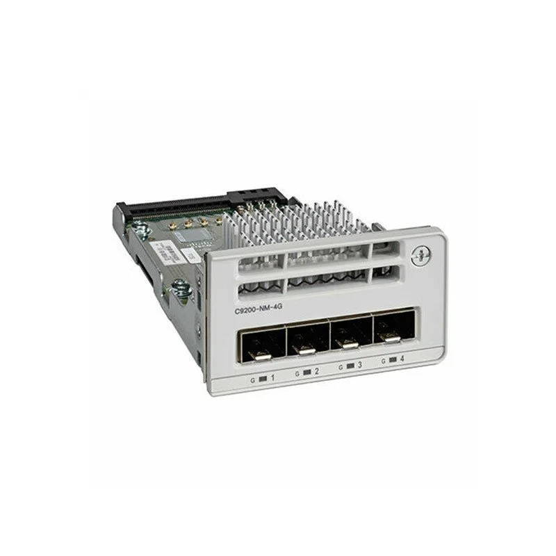 Cisco Catalyst 9200 4 x 1G Network Module Cisco Catalyst C9200-NM-4G Expansion Module - For Data Networking - Gigabit Ethernet - 1000Base-X - 4 x Expansion Slots