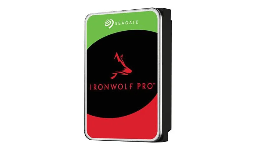 Seagate IRONWOLF PRO 8TB SATA 3.5IN 7200RPM NAS Seagate IronWolf Pro ST8000NT001 8 TB Hard Drive - 3.5" Internal - SATA (SATA/600) - Conventional Magnetic Recording (CMR) Method - Server, Workstation Device Supported - 7200rpm - 512e Format