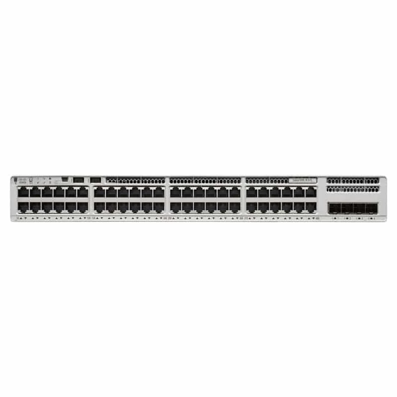 Cisco Catalyst 9200 48-port PoE+ Network Esse Cisco Catalyst 9200 C9200-48P 48 Ports Manageable Ethernet Switch - Gigabit Ethernet - 10/100/1000Base-T - Grey - 3 Layer Supported - Modular - 1000 W Power Consumption - 740 W PoE Budget - Twisted Pair - PoE Ports - Rack-mountable