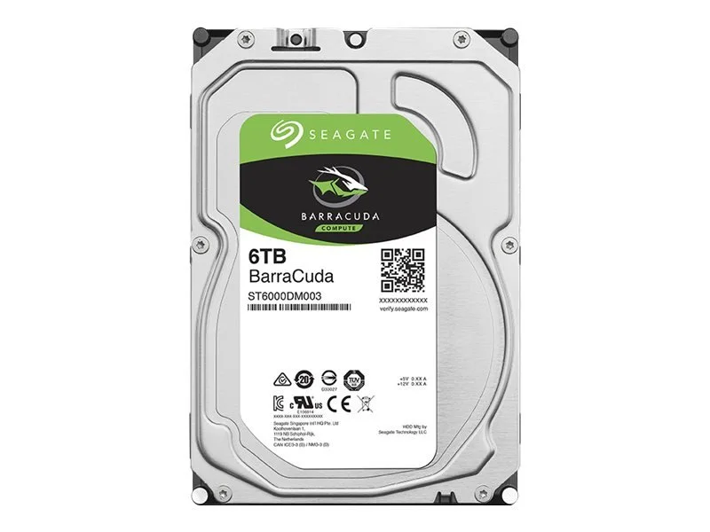 Seagate BARRACUDA 6TB SATA Seagate BarraCuda ST6000DM003 6 TB Hard Drive - 3.5" Internal - SATA (SATA/600) - 5400rpm