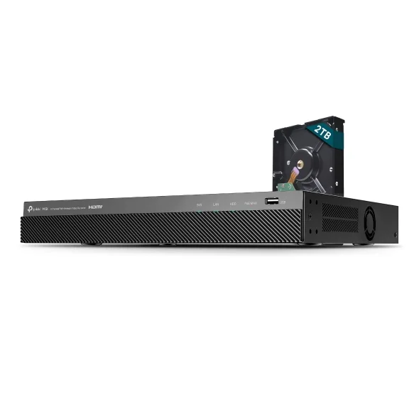 TP-Link VIGI NVR2008H-8MP 8 Channel PoE+ Network Video Recorder view 3