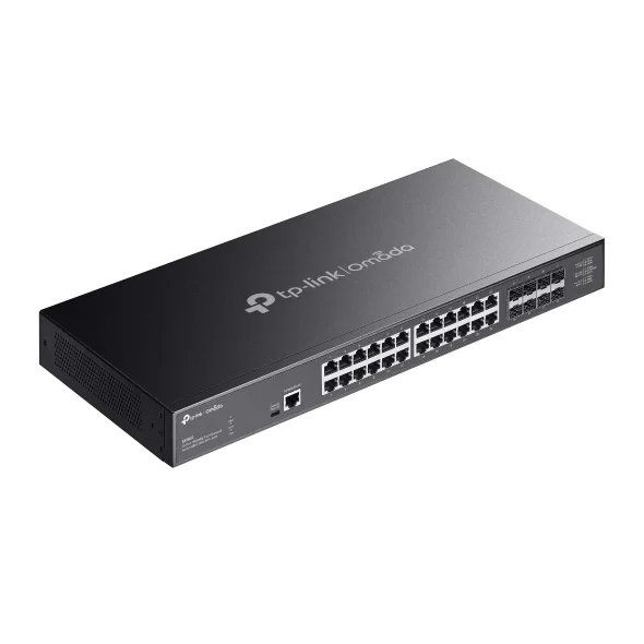 TP-Link Omada SX3832 24-Port 10GBASE-T L2+ Managed Switch with 8× 10GE SFP+ Slots view 2
