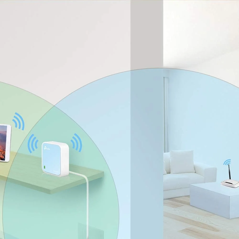 TP-Link TL-WR802N N300 Nano Pocket Wireless Router view 3