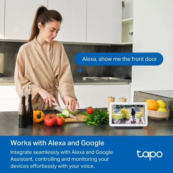 TP-Link Tapo TD21 Video Doorbell Camera Kit: D210 + D100C Chime view 3