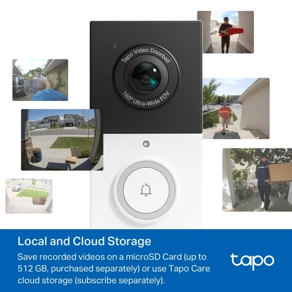 TP-Link Tapo TD21 Video Doorbell Camera Kit: D210 + D100C Chime view 4