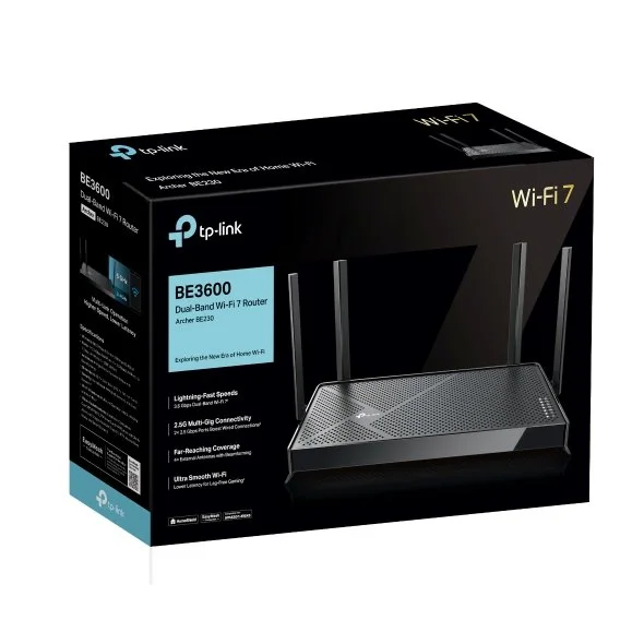 TP-Link Archer BE3600 Dual-Band Wi-Fi 7 Router