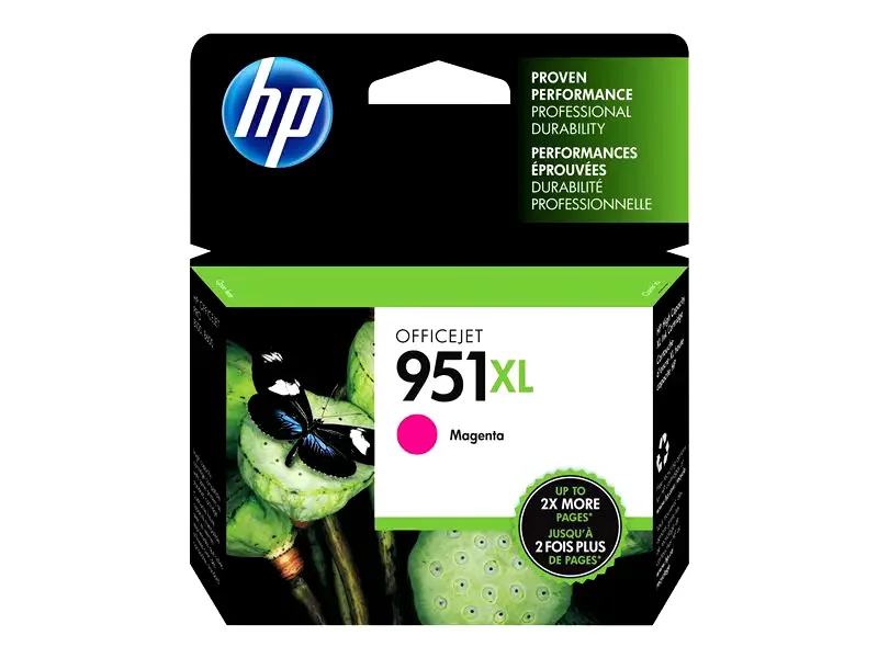 Hp 951XL MAGENTA INK CART CN047AA HP 951XL Original Inkjet Ink Cartridge - Magenta Pack - 1500 Pages