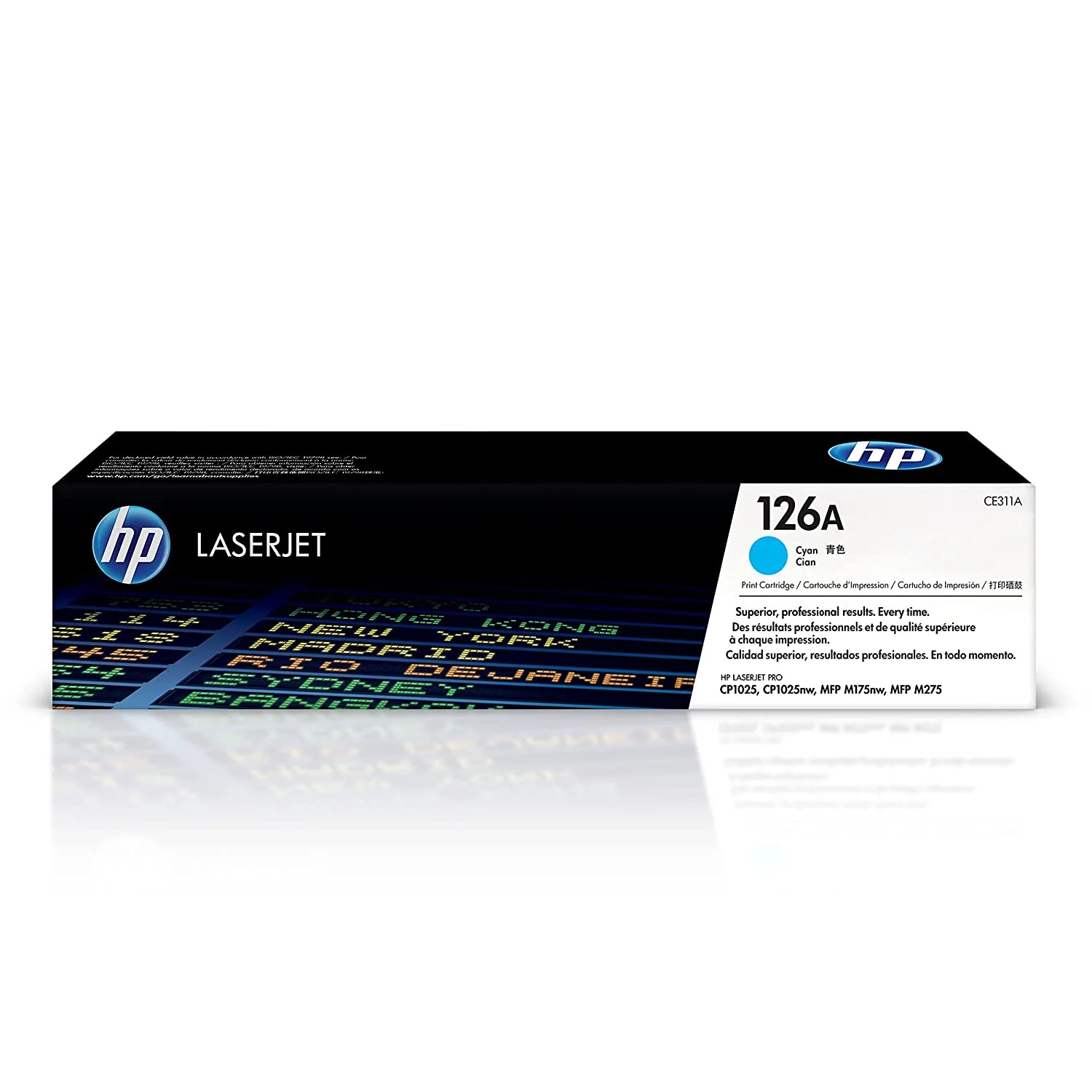Hp HP126A CLJ CP1025 Cyan Print Cart HP 126A Original Standard Yield Laser Toner Cartridge - Single Pack - Cyan - 1 Each - 1000 Pages