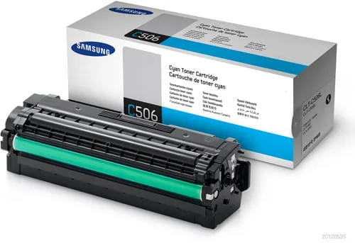 Hp Samsung CLT-C506L H-Yld Cyan HP CLT-C506L High Yield Laser Toner Cartridge - Cyan Pack - 3500 Pages