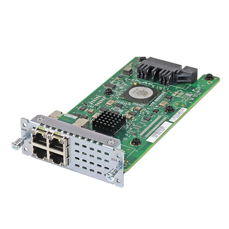 Cisco 4-port Layer 2 GE Switch Network Interfa Cisco Expansion Module - For Data Networking, Optical Network - 4 x Expansion Slots - SFP (mini-GBIC)