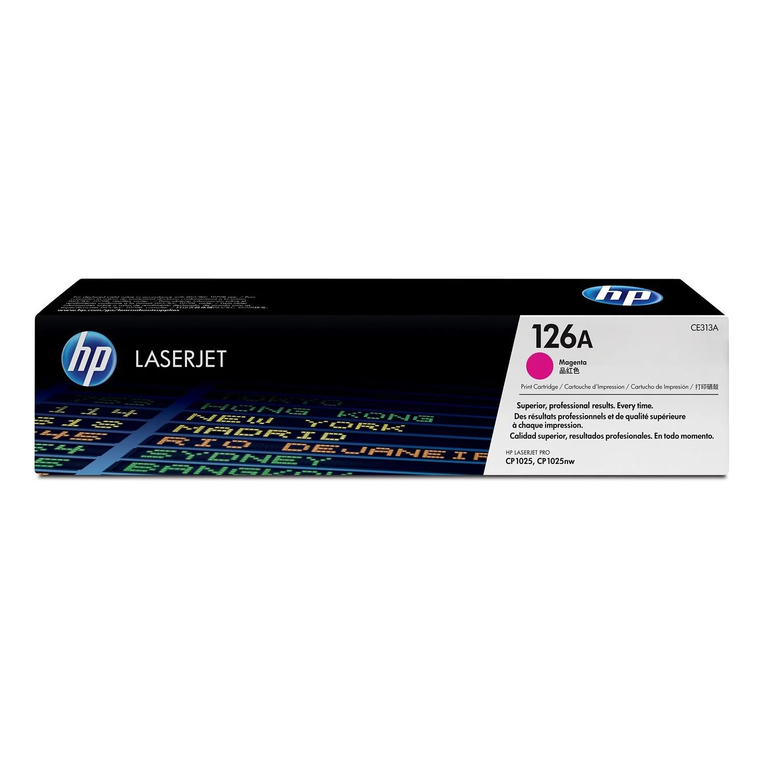 Hp HP126A CLJ CP1025 Magenta Print HP 126A Original Standard Yield Laser Toner Cartridge - Single Pack - Magenta - 1 Each - 1000 Pages