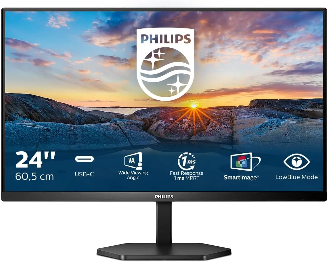 Philips PHI-24E1N3300A PHILIPS MONITOR 23.8" 24E1N3300A IPS FHD LED 75HZ DP HDMI USB-C