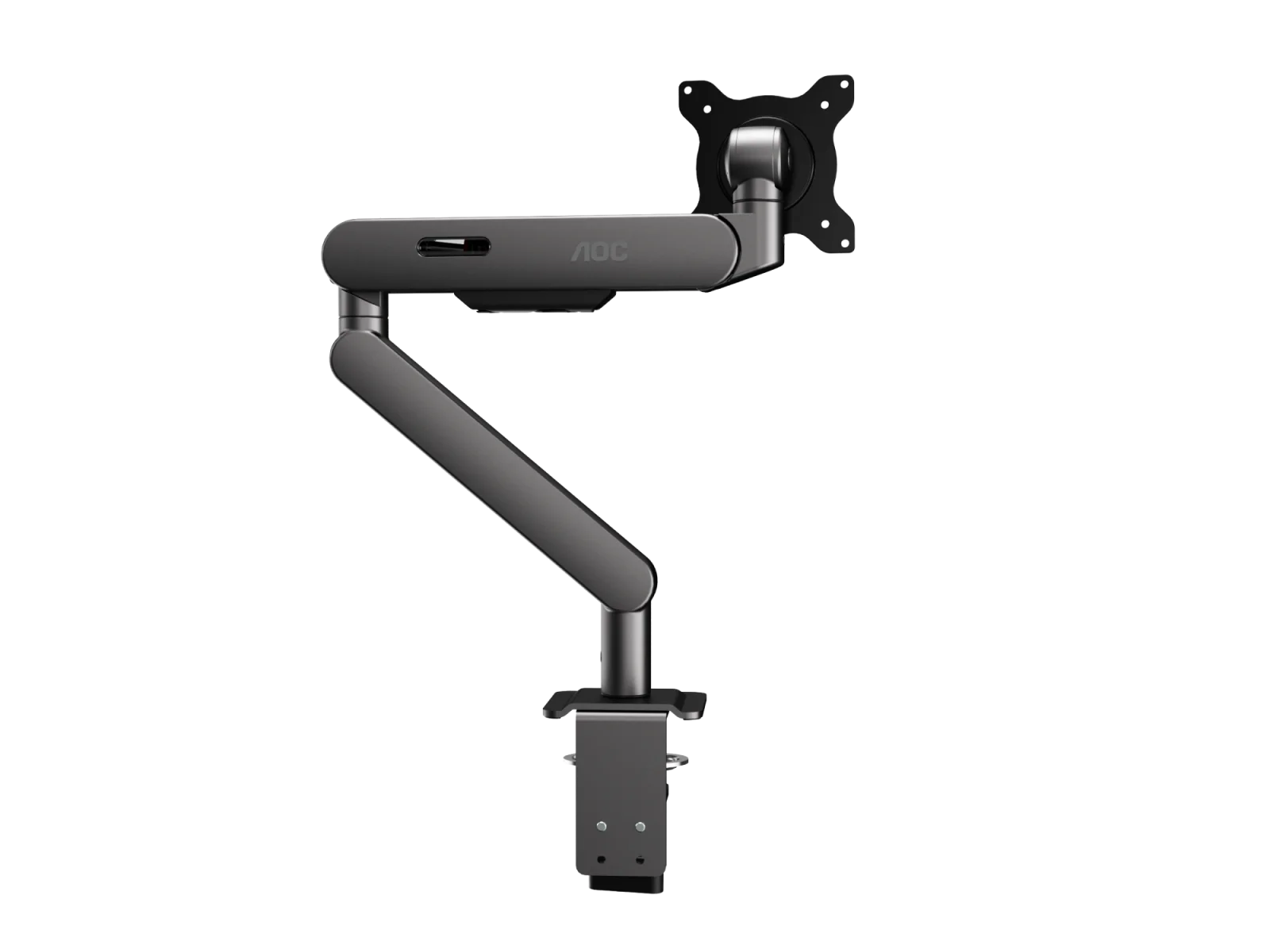 AOC PHI-AM406G AOC AM400G Mechanical Gas Spring System Single Monitor Arm (Gray)