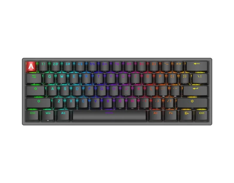 AOC PHI-AGK600BR AOC AGON AGK600BR Cherry MX Red Gaming Keyboard Hot Swappable Keyboard with Detachable Type-C
