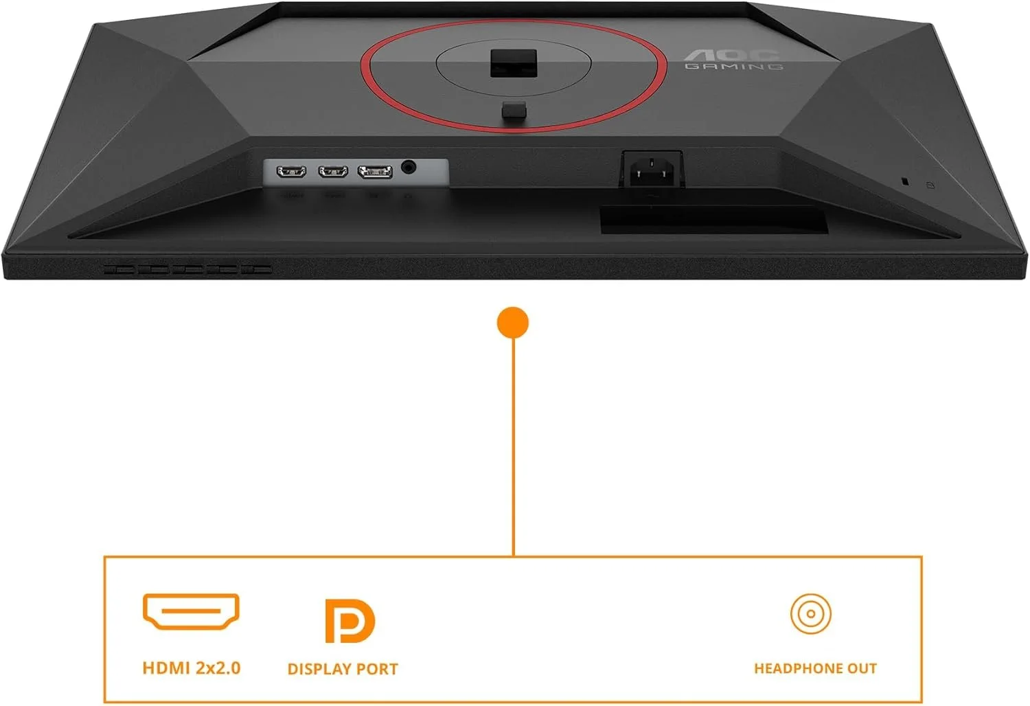 AOC PHI-24G4H AOC MONITOR 23.8" 24G4H IPS FHD LED GAMING 200HZ HDMI 2.0 DP 1.4 HAS PIVOT VESA view 4
