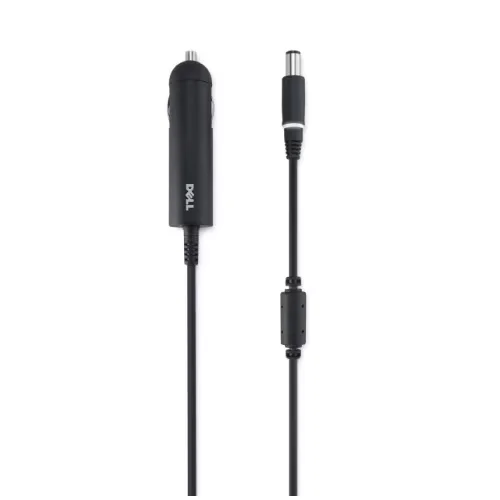 Dell 492-BCNC Dell 90W Auto Air Adapter with 7.4mm to 4.5mm DC Power Dongle