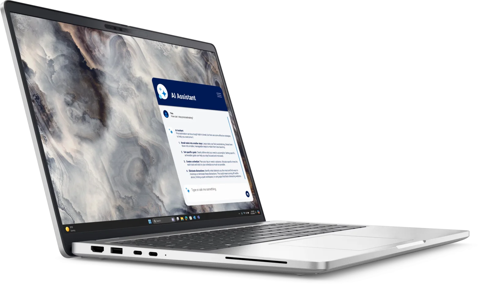 Dell DP+PB14250U716G512BTX Dell Pro 14 Plus PB14250| U7 266V| Int.|16GB|512GB view 3