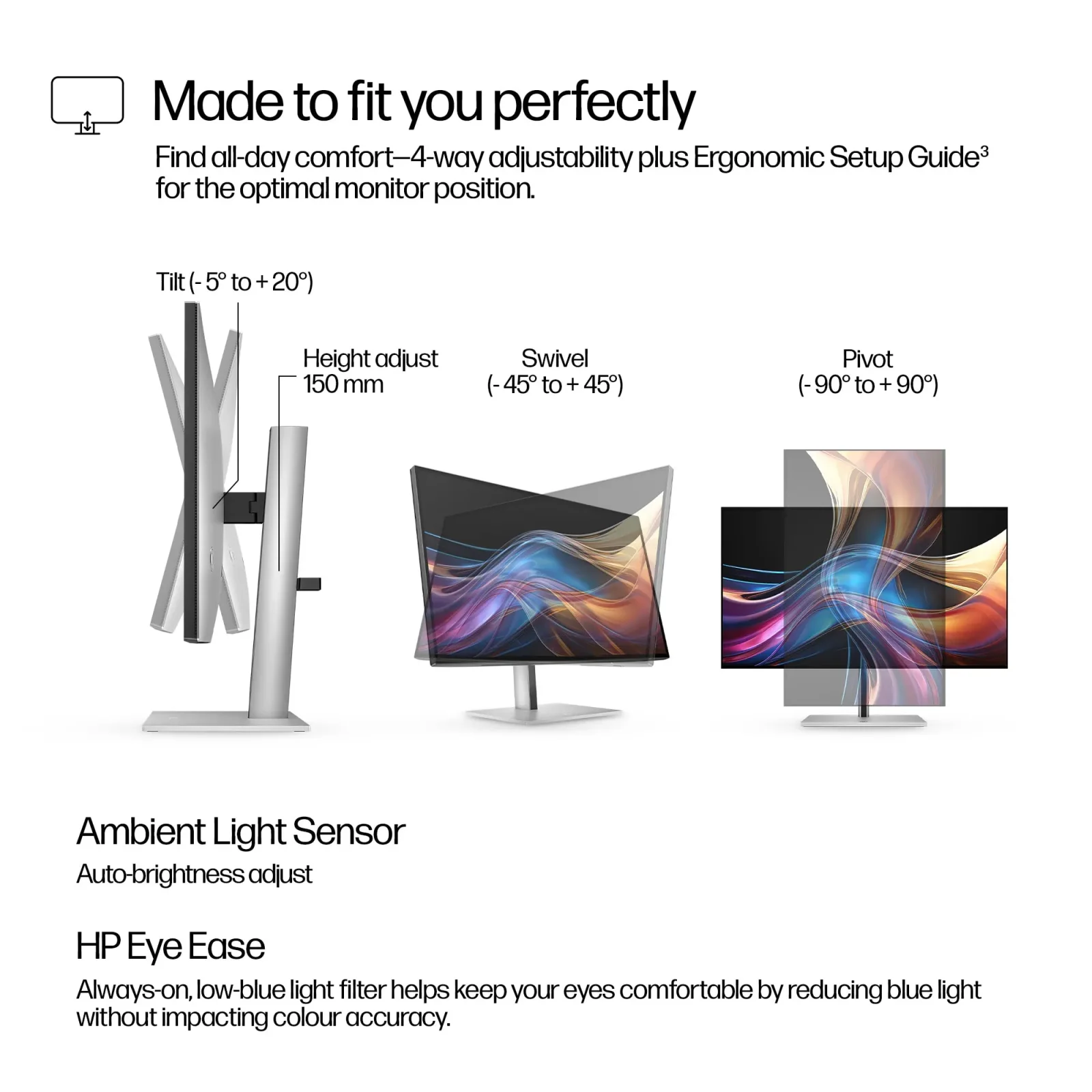 HP S7 PRO 727PQ QHD MNTR HP 727pq 27" Class WQHD LED Monitor - 16:9 - Natural Silver - 68.6 cm (27") Viewable - In-plane Switching (IPS) Black Technology - Edge LED Backlight - 2560 x 1440 - AMD FreeSync Premium - 400 cd/m² - 5 ms - 120 Hz Refresh Rate - Swivel, Height, Pivot - USB Type-C - HDMI - DisplayPort - VESA Mount Compatible - USB Hub view 2