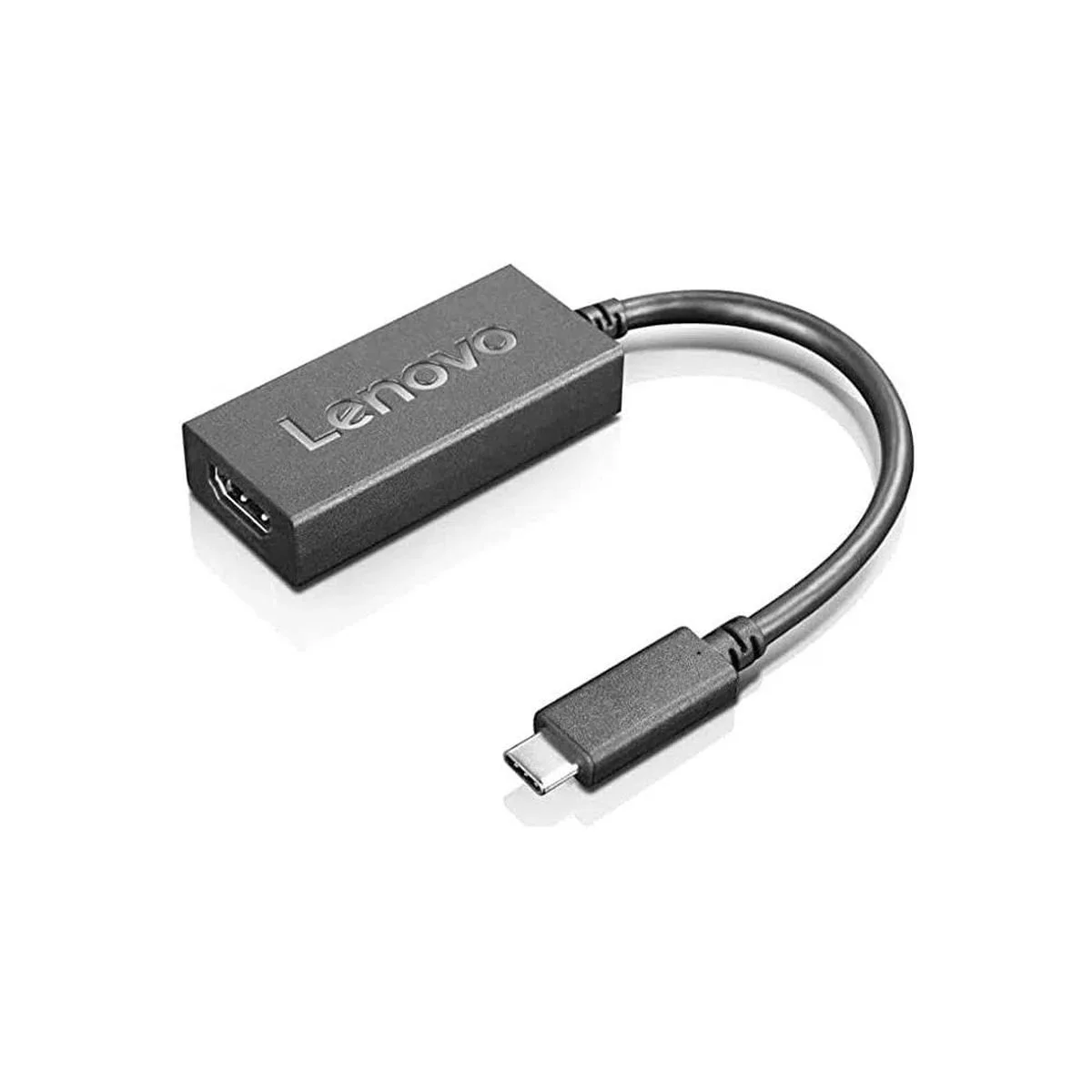 LENOVO USB-C TO HDMI 2.0B ADAPTER Lenovo 23.88 cm HDMI/USB A/V Cable for Audio/Video Device, Notebook, Monitor, Projector - First End: 1 x USB Type C - Male - Second End: 1 x HDMI 2.0b Type A Digital Audio/Video - Female - Black