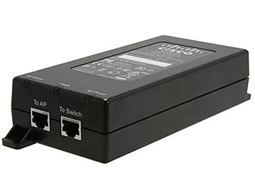 Cisco Power Injector (802.3at) for Aironet Ac Cisco PoE Injector - PoE Input Port(s) - Gigabit Ethernet Output Port(s)