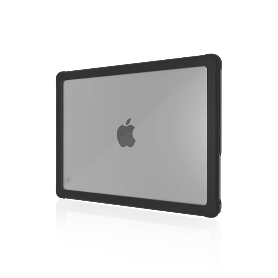 Stm DUX (MACBOOK PRO 14IN M1/M2/M3/M4/M5)BLK STM Goods Dux Case for Apple MacBook Pro - Textured Rubber Feet - Black, Transparent - Thermoplastic Polyurethane (TPU), Polycarbonate - 35.6 cm (14") Maximum Screen Size Supported view 2
