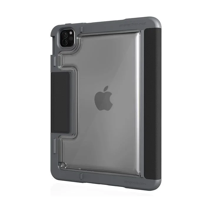 Stm DUX PLUS (IPAD PRO 11IN M4/M5) - BLK STM Goods Dux Plus Carrying Case (Folio) for 27.9 cm (11") Apple iPad Pro 11 (2024) Tablet - Black - Drop Resistant, Spill Resistant, Shock Resistant, Water Resistant Cover - Polyurethane, Thermoplastic Polyurethane (TPU), Polycarbonate Body - 256.5 mm Height x 194.8 mm Width x 16 mm Depth view 3
