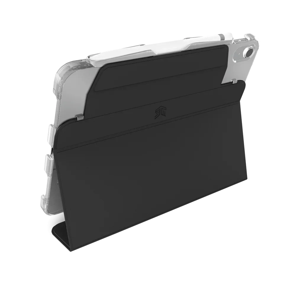 Stm STUDIO MAX IPAD A16/10TH GENAP-BLACK STM Goods Studio Max Carrying Case Apple iPad (10th Generation), iPad (11th Generation) Tablet - Black - Drop Resistant, Bump Resistant, Scratch Resistant - Polyurethane, Thermoplastic Polyurethane (TPU), Polycarbonate Body - 254 mm Height x 191 mm Width x 15 mm Depth view 2