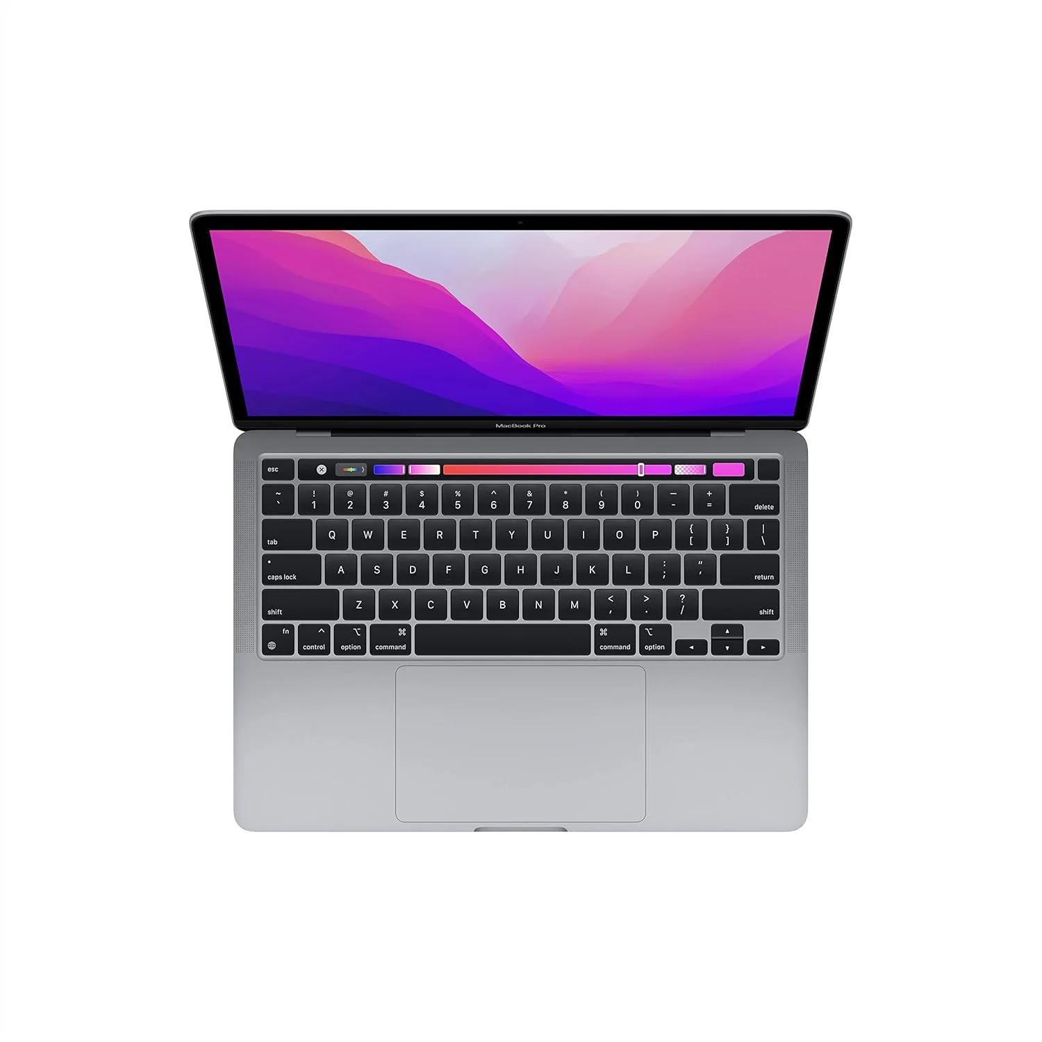 Apple MNEJ3ZP/A 13-inch MacBook Pro: Apple M2 chip with 8-core CPU and 10-core GPU, 512GB SSD - Space Gray view 2