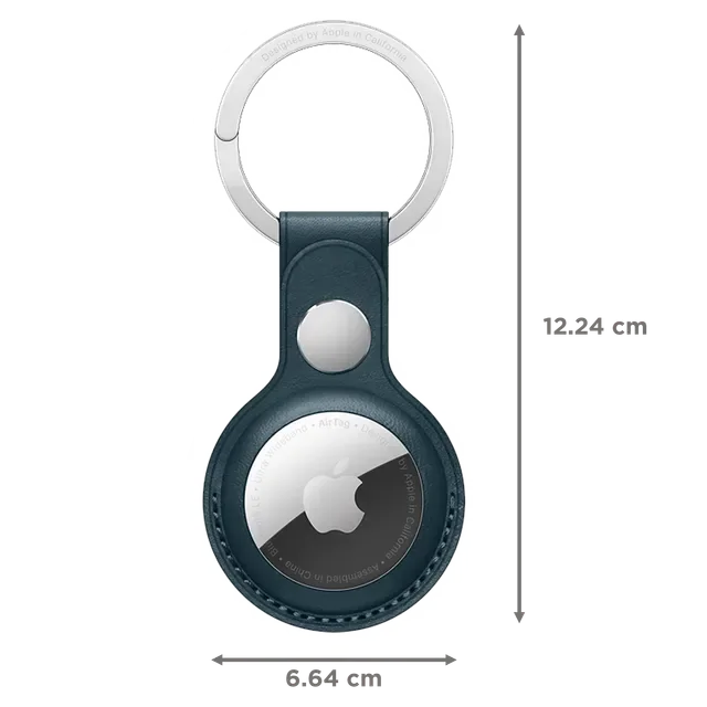 Apple MM043FE/A AirTag Leather Loop - Baltic Blue view 2