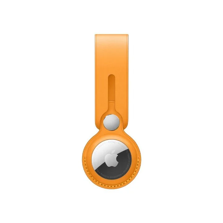 Apple MM023FE/A AirTag Leather Loop - California Poppy view 2