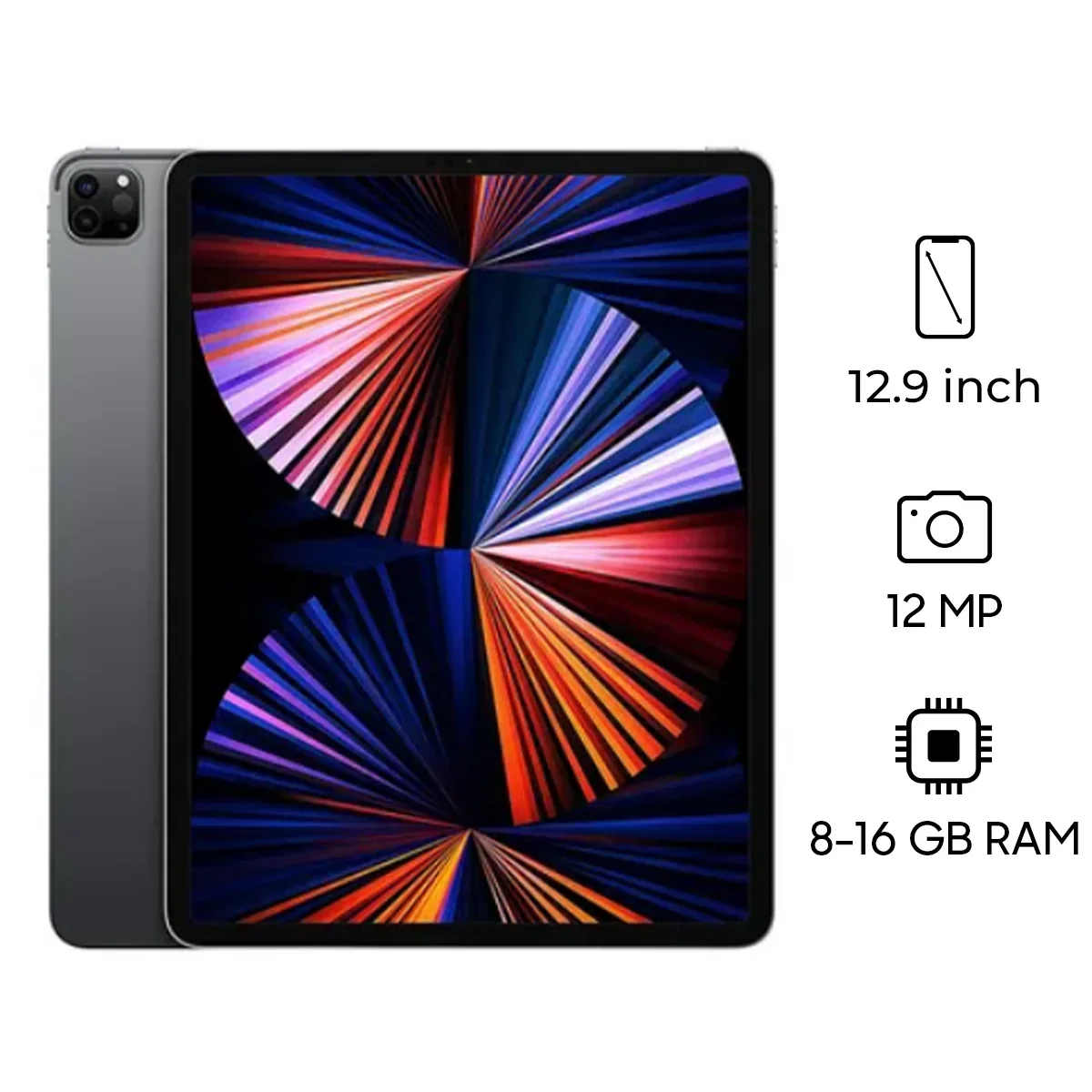 Apple MXAV2ZP/A 12.9-inch iPad Pro Wi‑Fi 512GB - Space Grey