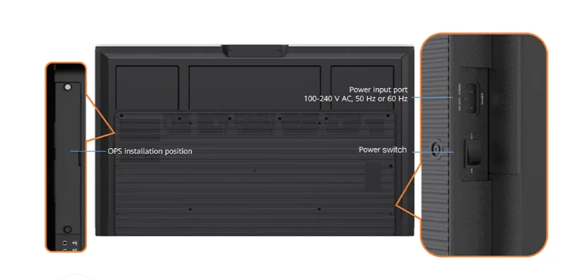 HUAWEI IHB2-86PB IdeaHub Board 3 Pro 86″ Intelligent Collaboration Device view 4