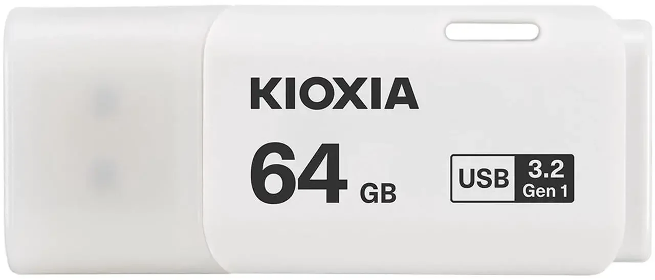 KIOXIA LU301W064GG4 TransMemory U301 USB3.2 Gen 1 - white view 4