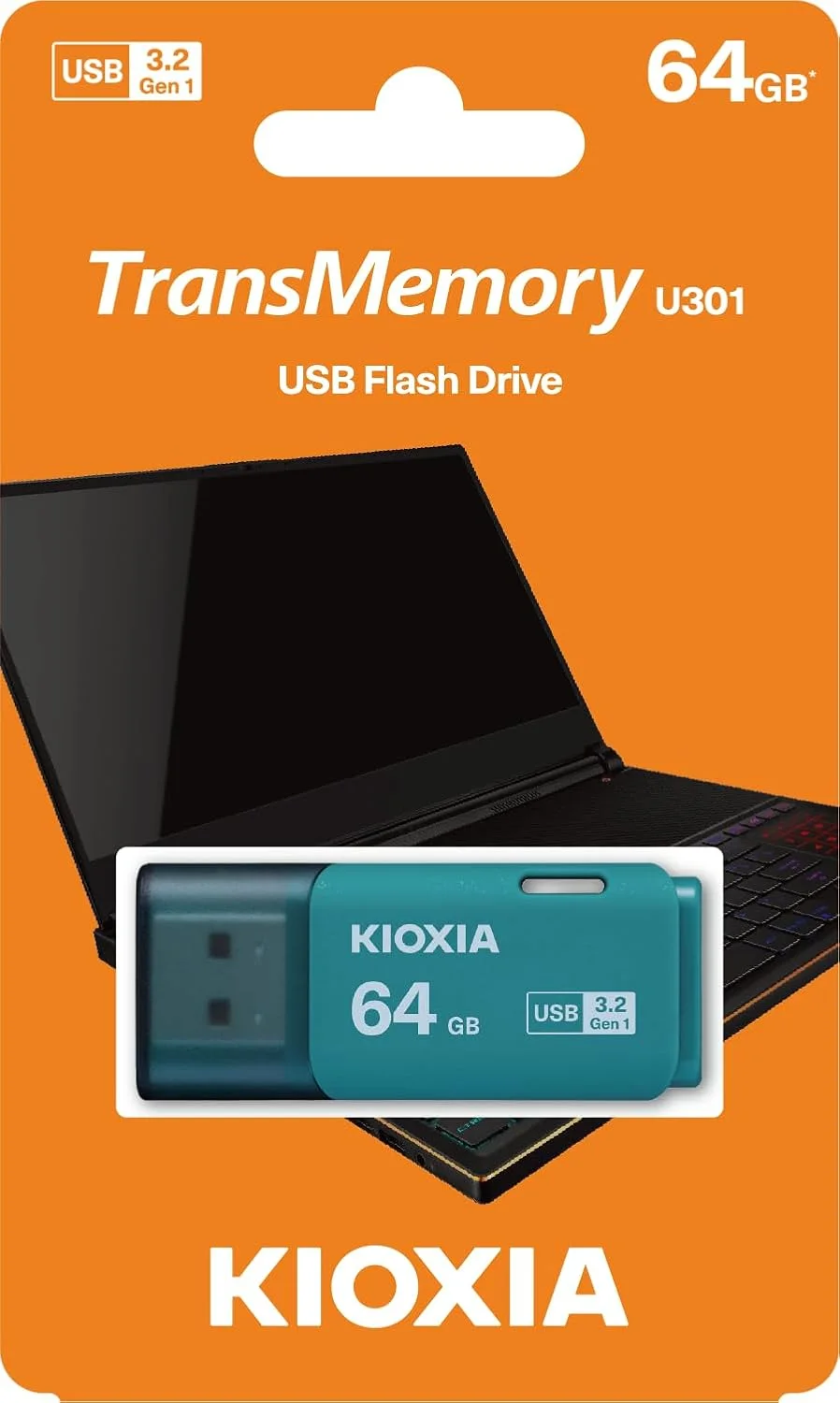 KIOXIA LU301L064GG4 TransMemory U301 USB3.2 Gen 1 - LB