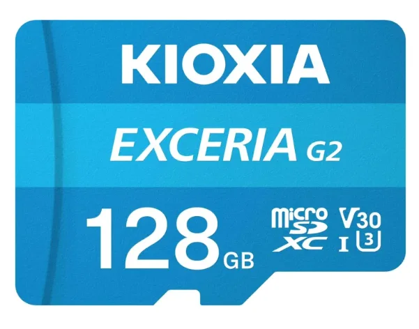 KIOXIA LMEX2L128GG2 EXCERIA CL10 UHS-I U3 V30 4K A1 R100/W50 with adapter (G2)