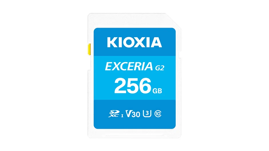 KIOXIA LNEX2L256GG4 EXCERIA CL10 UHS-I U3 V30 4K A1 R100/W50 (G2)