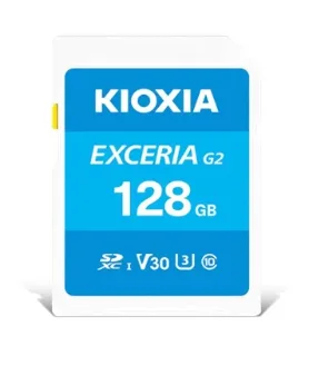 KIOXIA LNEX2L128GG4 EXCERIA CL10 UHS-I U3 V30 4K A1 R100/W50 (G2)