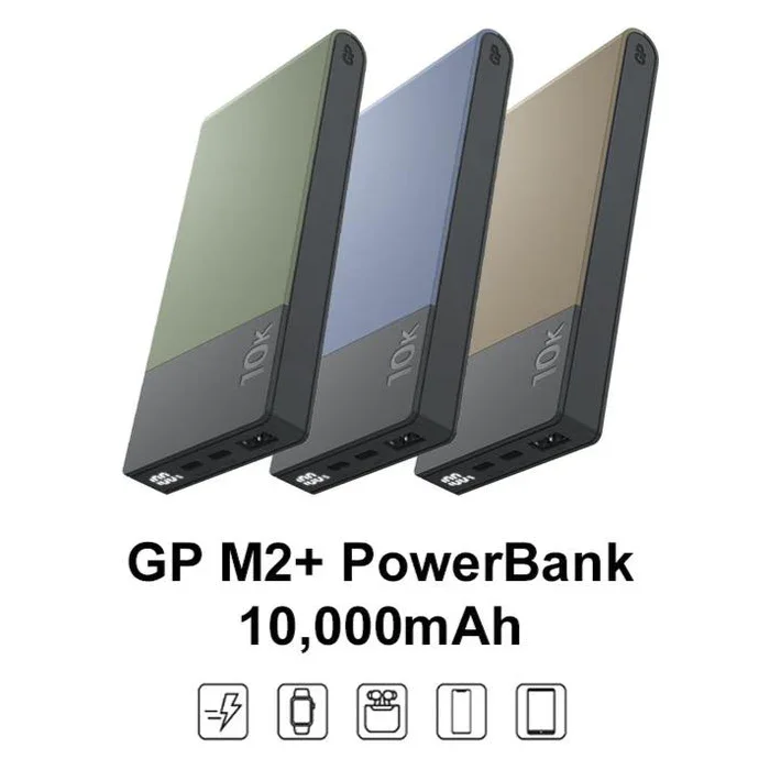 GP Batteries GPACCM10C000 M2+ PowerBank 10,000mAh (Green) view 4