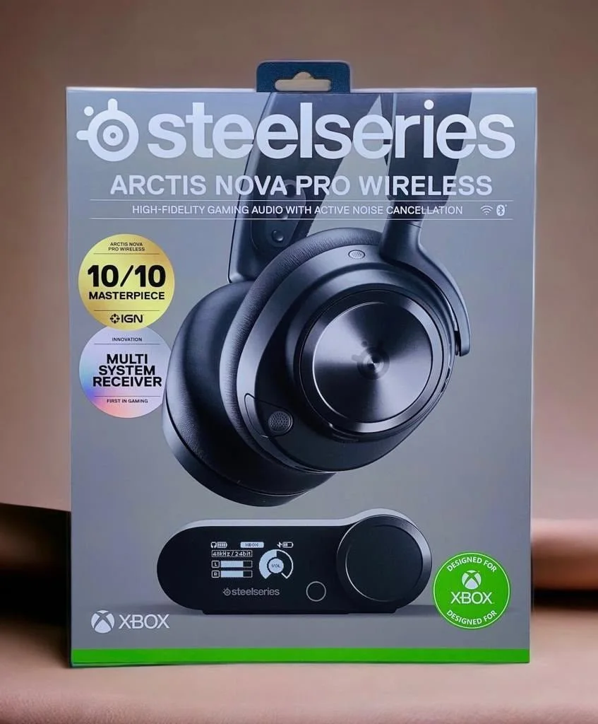 SteelSeries 61521 Arctis Nova Pro Wireless X Gaming Headset for Xbox + Infinity Power System (Black)