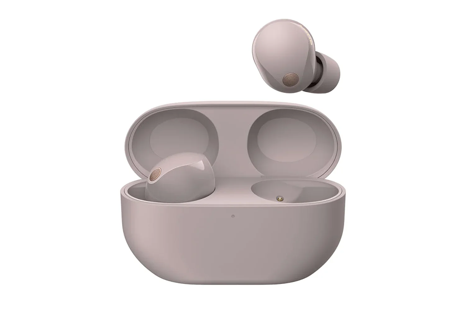 Sony WF-1000XM5 Wireless Noise-Canceling Earbuds (Smoky Pink) view 2