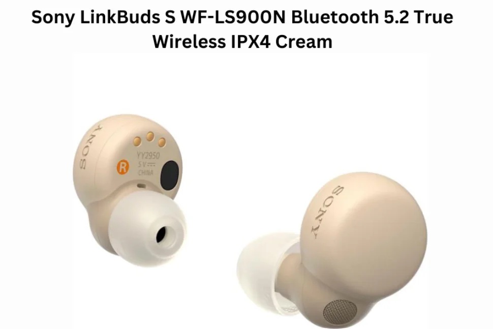 Sony WF-LS900N LinkBuds S Truly Wireless Noise-Canceling Earbuds (Cream)