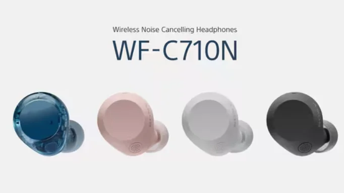 Sony WF-C710N Truly Wireless Noise-Canceling Earbuds (Blue) view 3