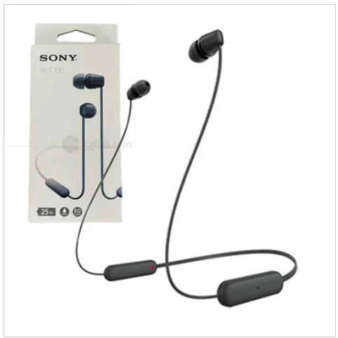 Sony WI-C100 Wireless In-Ear Headphones (Black)