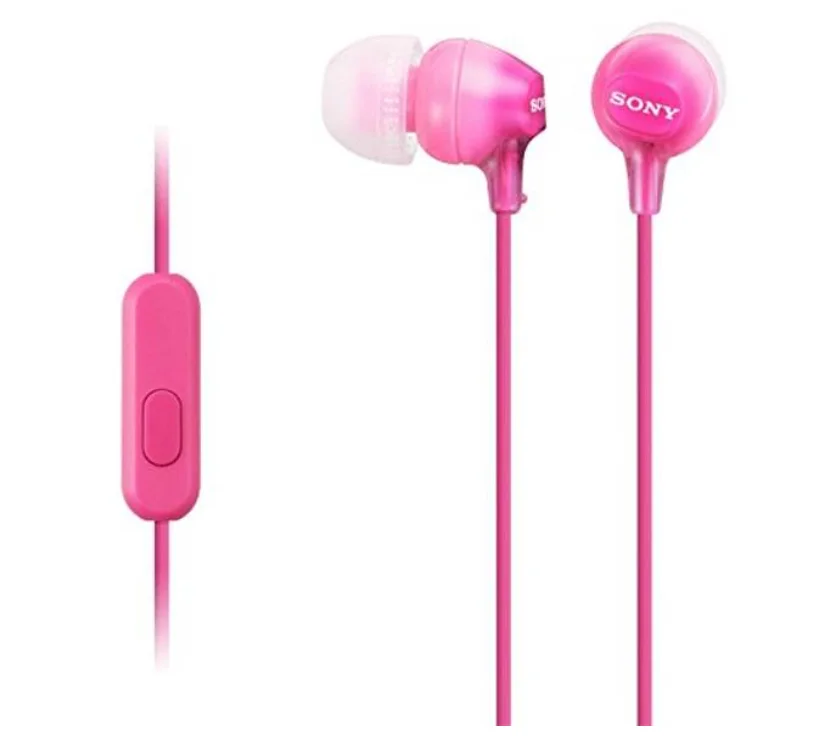Sony MDR-EX15LP In-Ear Headphones (Pink)