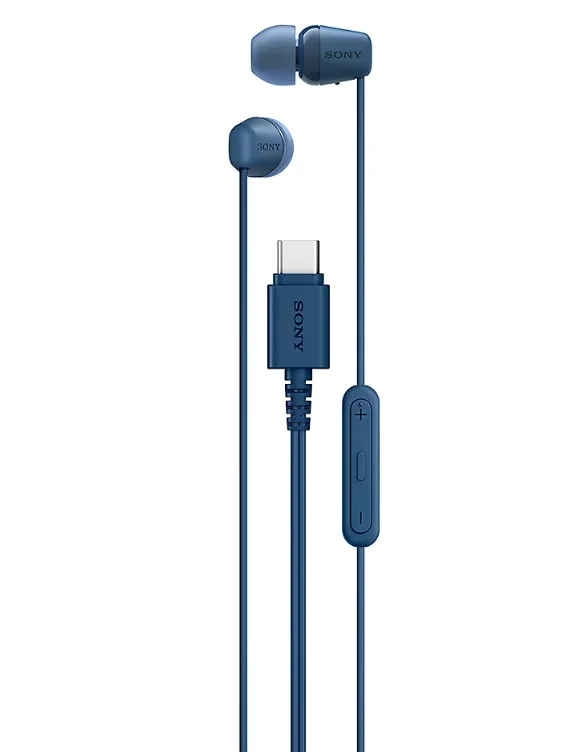 Sony IER-EX15C USB-C Wired In-Ear Headphones (Blue)