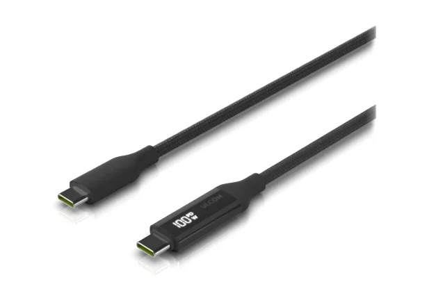 Ubiquiti UACC-Cable-USB-100W-2M-BK USB-C Cable with Charge Display view 2