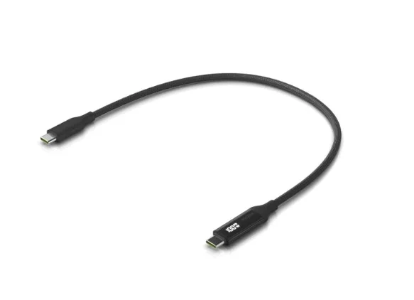 Ubiquiti UACC-Cable-USB-100W-0.3M-BK USB-C Cable with Charge Display